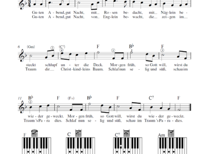 Guten Abend, Gut Nacht (Gute Nacht, mein Kind) Johannes Brahms