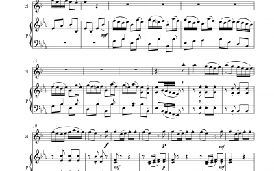 Klarinettenkonzert E<sup>&flat;</sup>-Dur 3. Satz (Jan Antonin Kozeluh)<h5>Noten und Playbacks</h5>