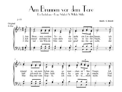 Am Brunnen vor dem Tore (Der Lindenbaum) Franz Schubert & Wilhelm Müller