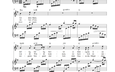 Der Nussbaum aus »Myrthen« Op. 25 Nr. 3 (Robert Schumann)